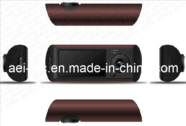 2.7'' Hottest Functional HD LCD Dual Len with GPS Vehilce Car DVR Recorder Black Box