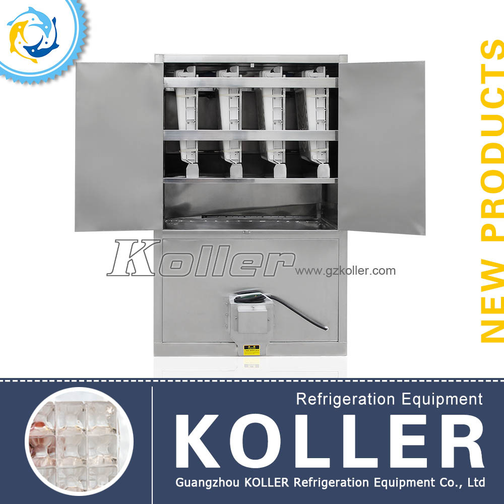 Key Product Cube Ice Machine Controlled by Siemens PLC Program System 1ton/Day
