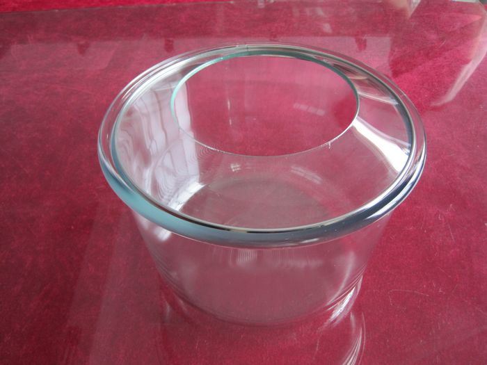 Glass Ware, Convection Oven Vat and Cover, Borosilicate Glass Vat, Glass Bowl, Microwave Safe, 7L