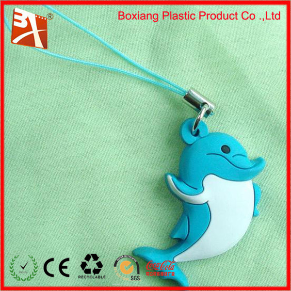 Customize Dolphin Shape Mobile Phone Strap