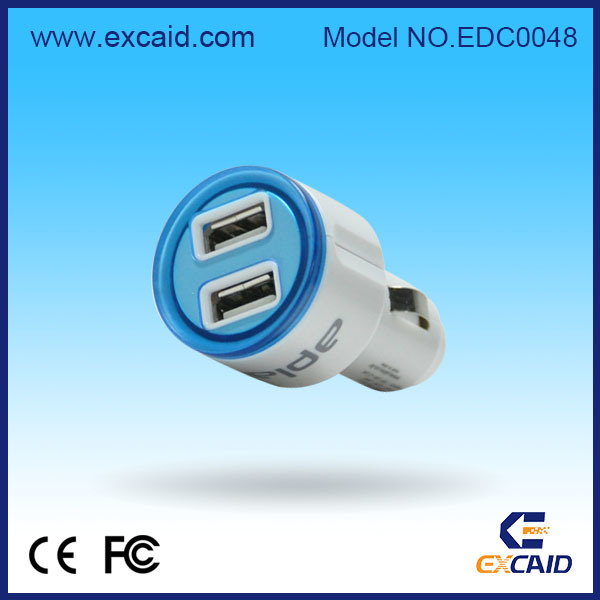 Wholesale 2.1A Dual USB Charger Mobile Phone Travel Charger