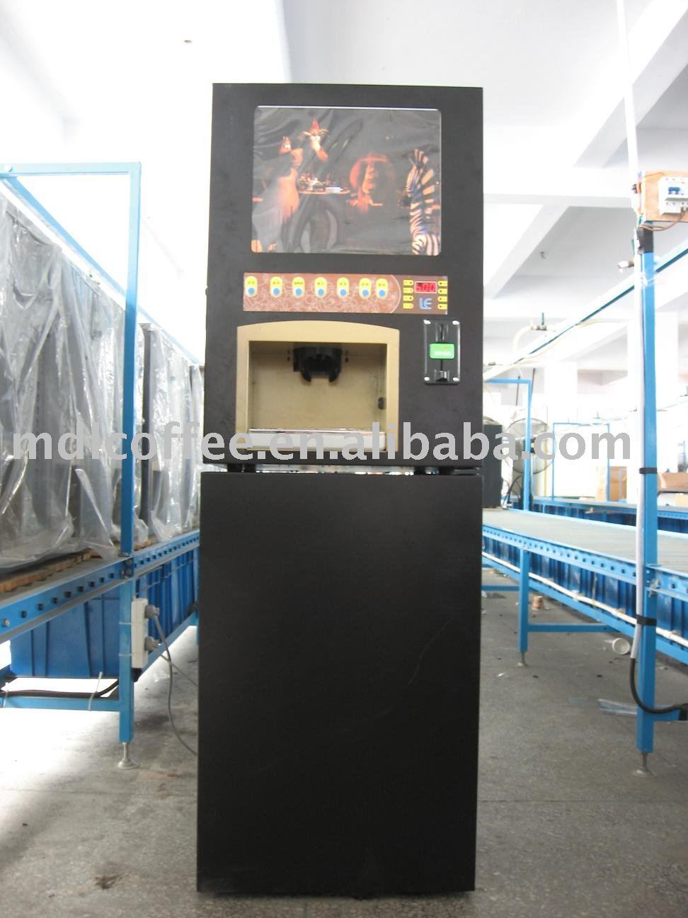 Coin Operated Coffee Vending Machine with LCD Display Lf-306D-17g
