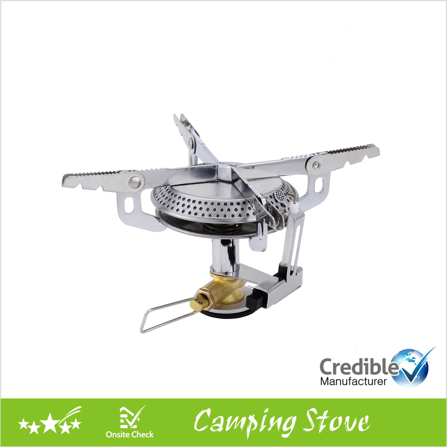 Classic Portable Gas Camping Stove with Large Burner