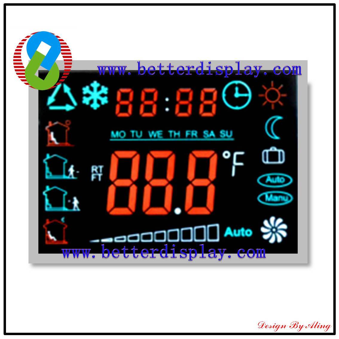Better Va LCD Panel Customized LCD Display