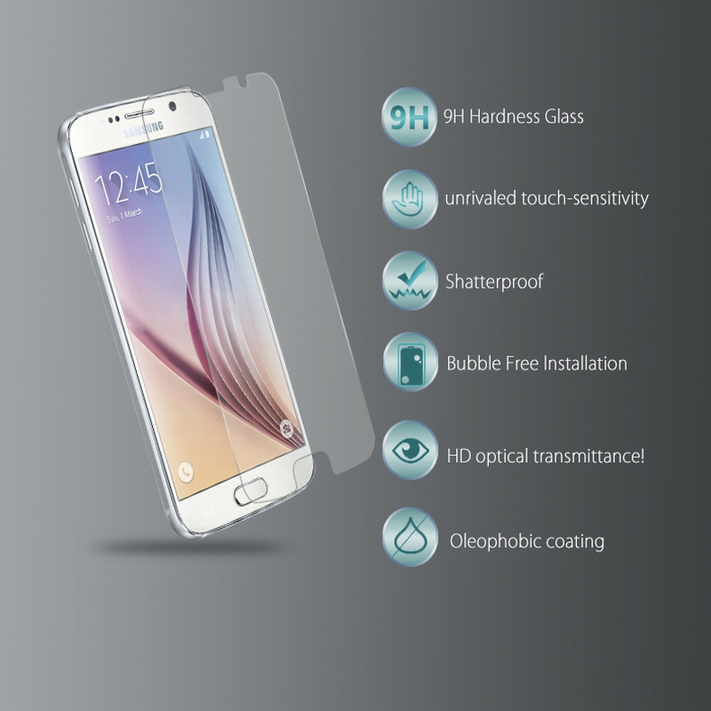 Shatterproof Tempered Glass Screen Protector for Samsung S6