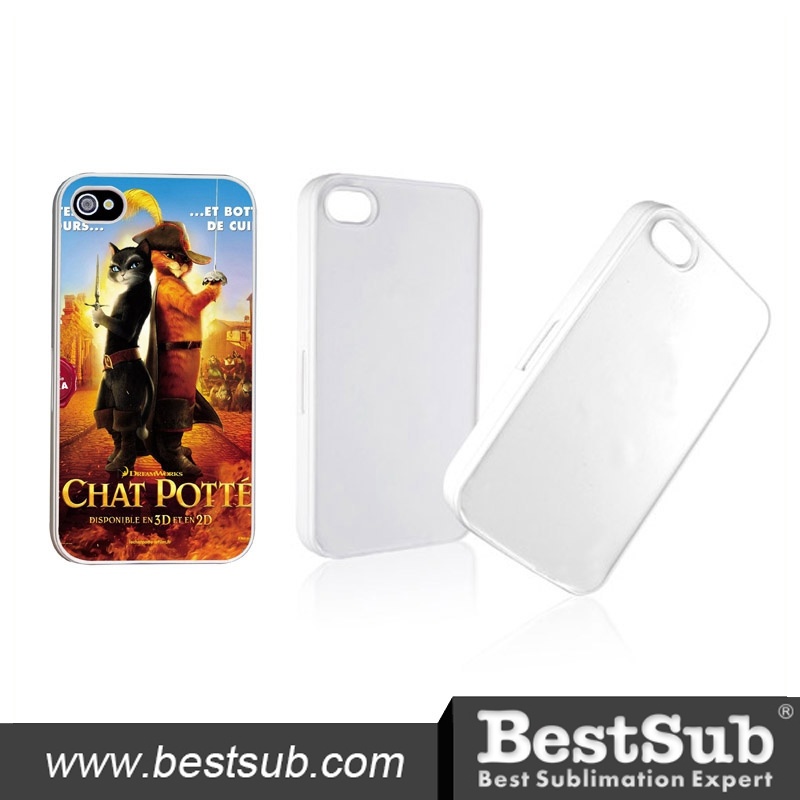 Bestsub Personalized Sublimation Phone Cover for Burnished Plastic for iPhone Cover (IPK14)