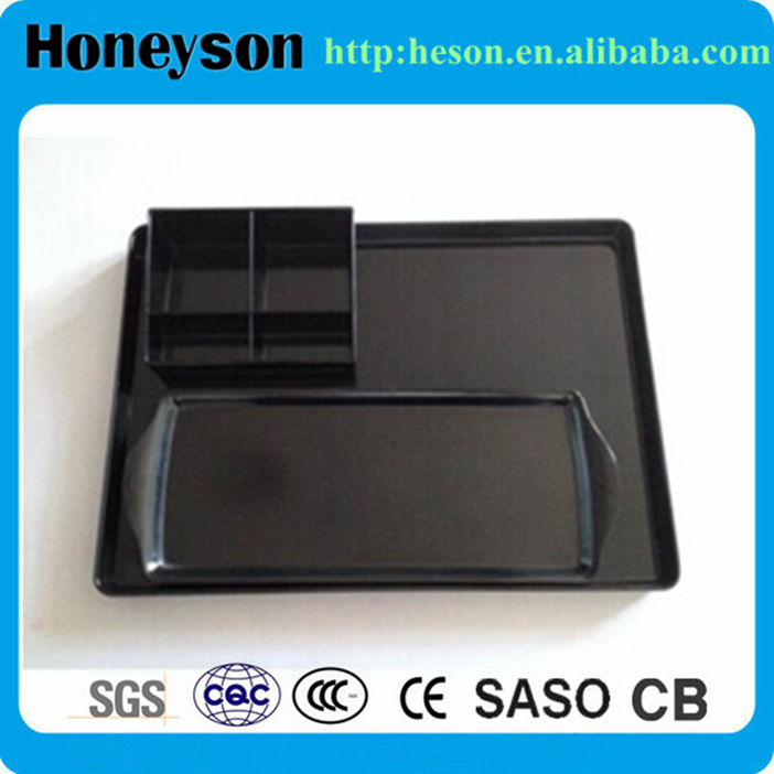 Hotel Plastic Black Tray for Kettle