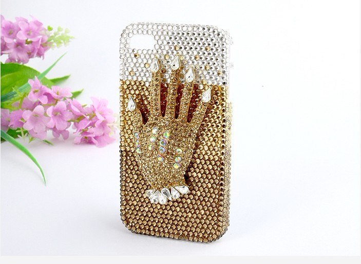 Fashion Rhinestone for iPhone4 Cover (CCE-009)