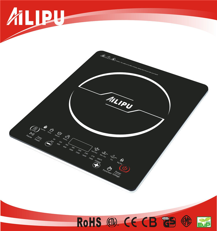 2000 Watt 220V Induction Cooktop with Sliding Touch Ultra Thin Durable Induction Cooker