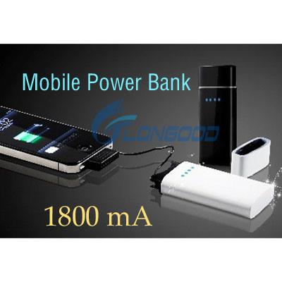 1800mA Backup Battery Charger Mobile Power Bank for iPhone 4