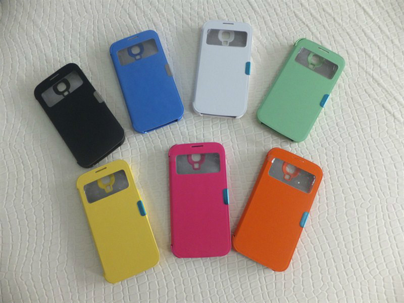 Mobile Parts for Samsung I9300 S3 Phone Case of Leather Case Battery Cover Case