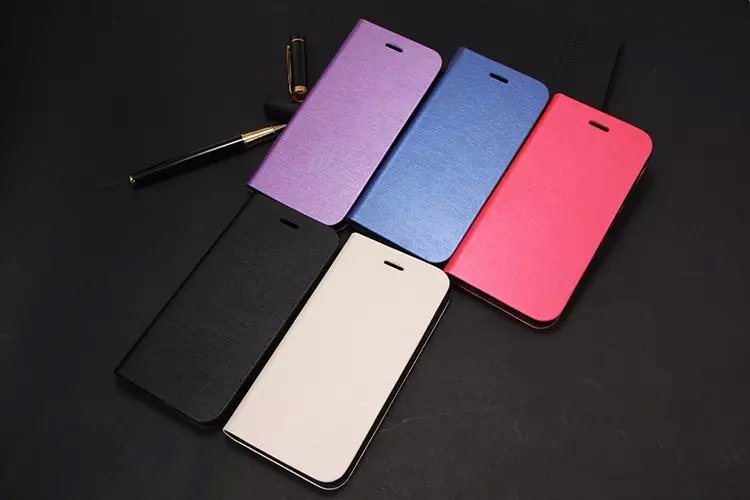Leather Wallet Phone Cover Case for iPhone