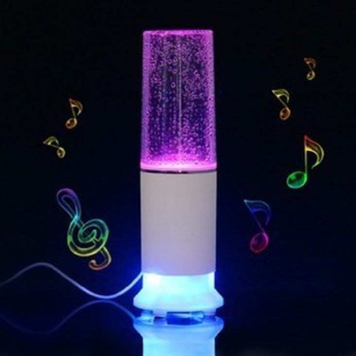 New Dancing Water Speaker/LED Music Fountain Speakers for iPhone Laptop MP3