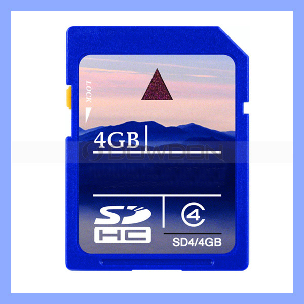 Data Storage Write and Reader 20m/S Limit Speed 4GB SD Memory Card