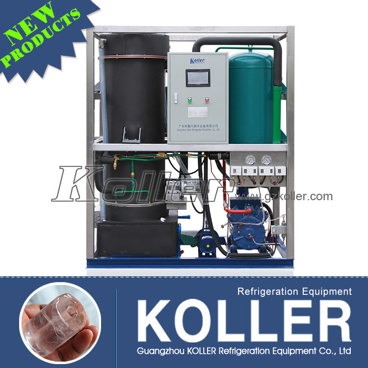 Koller Cylinder Ice Machine Ice Tube Machine 3tons/Day