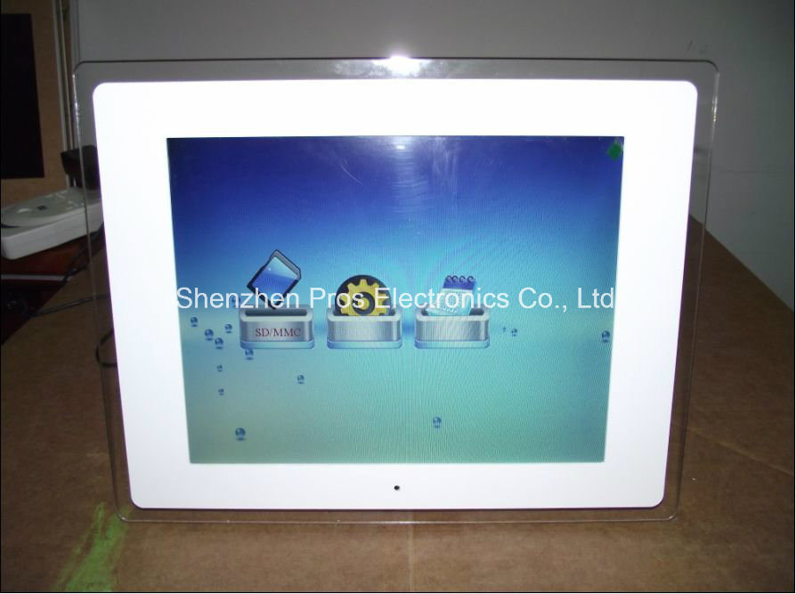 Video Music Playback LCD Digital Picture Frame 17 Inch