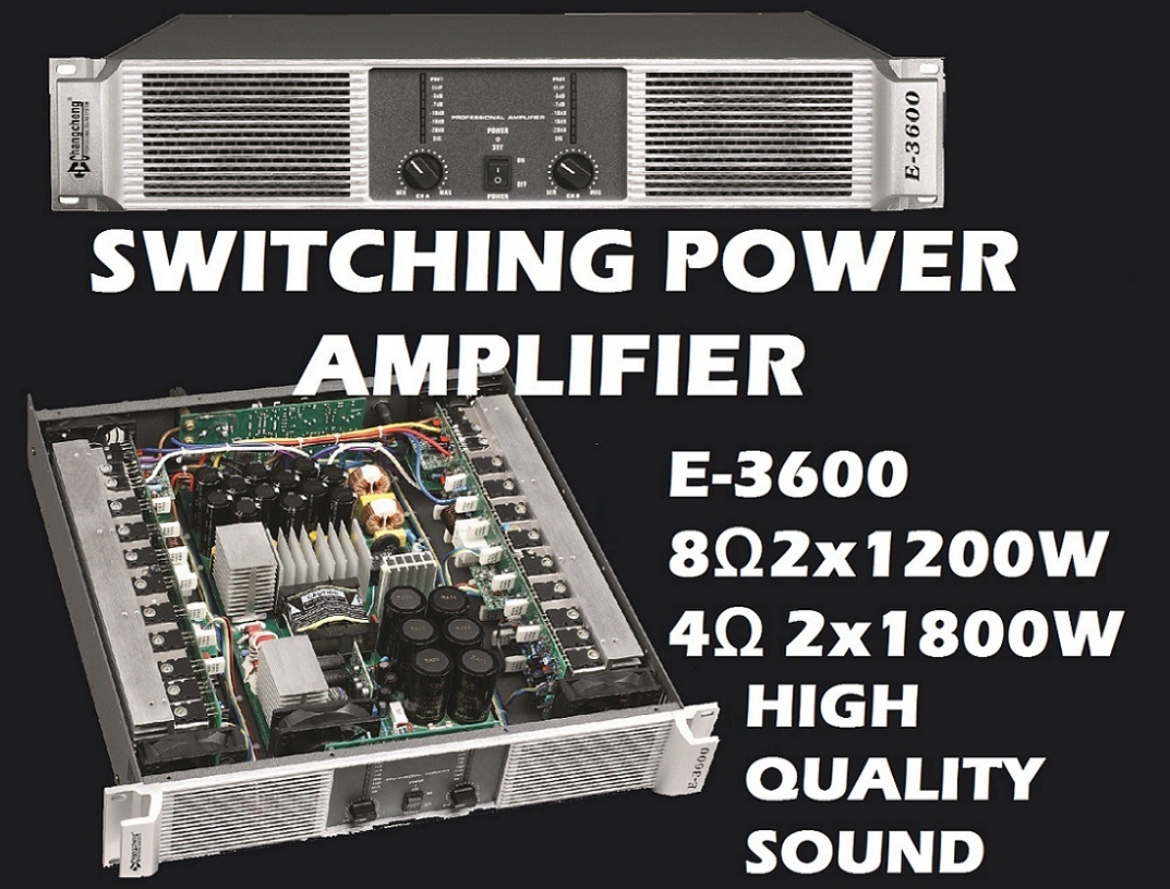 2x1200W Switching Power Amplifier
