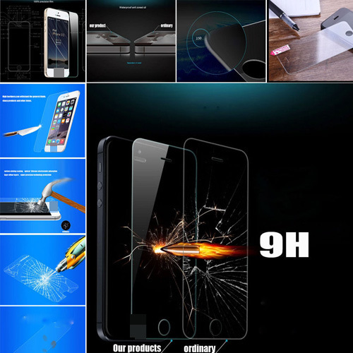 9h for iPhone4 Tempered Glass Screen Protector