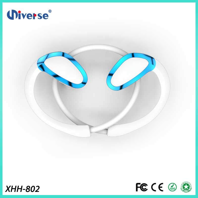 China Bluetooth Earphone 4.1 Wireless Earpiece with Mic Glowing Headphones