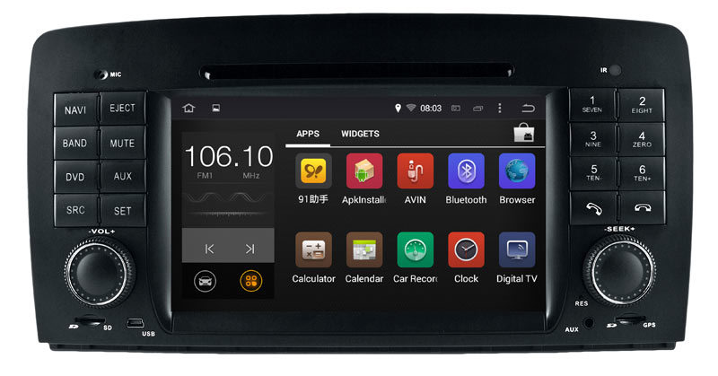 Android System for Benz R W251 DVD Player WiFi 3G
