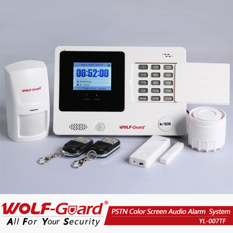 Wireless PSTN Color Screen Audio Alarm System