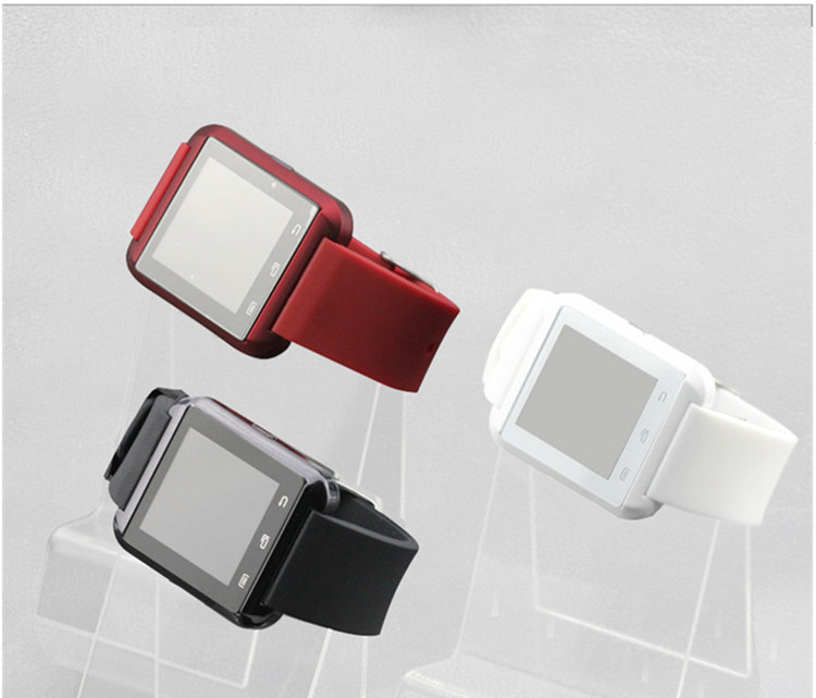 2016 Smart Bluetooth Watch Made of PU Band&Stainless Steel