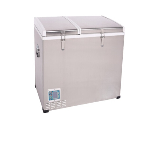 DC Compressor Refrigerator with DC12/24V, AC Adaptor (100-240V) for Car, Boat, Yacht, Home Use