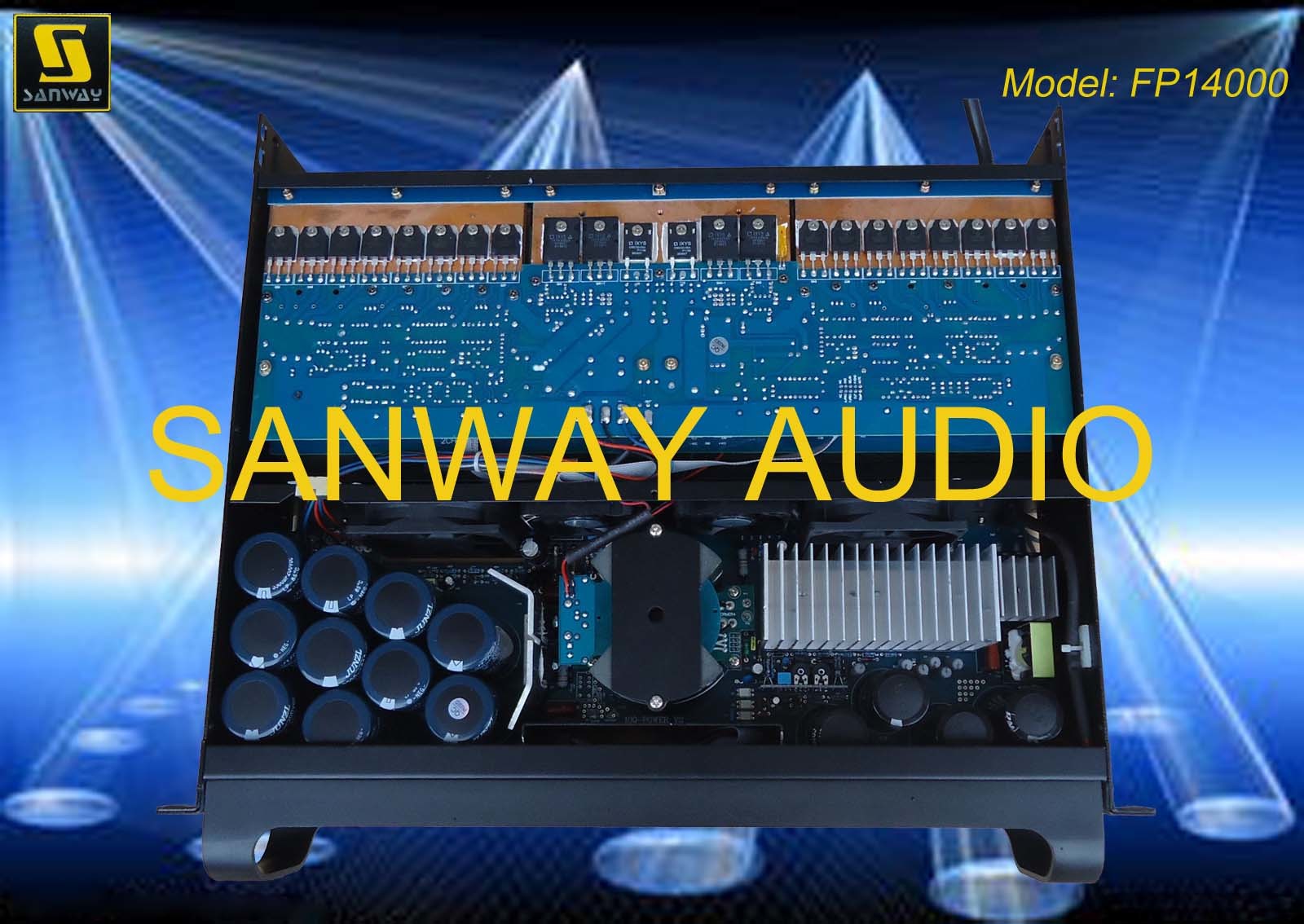 Fp14000 2 Channel PRO Audio Sound Speaker Digital Power Amplifier