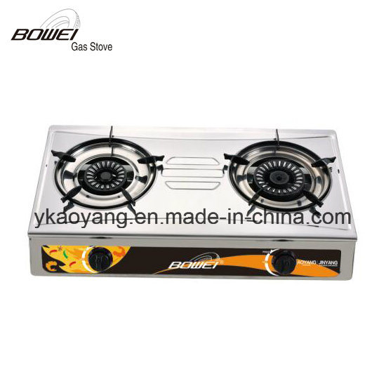 Portable Top Double Burner Gas Stove for Selling Bw-2052