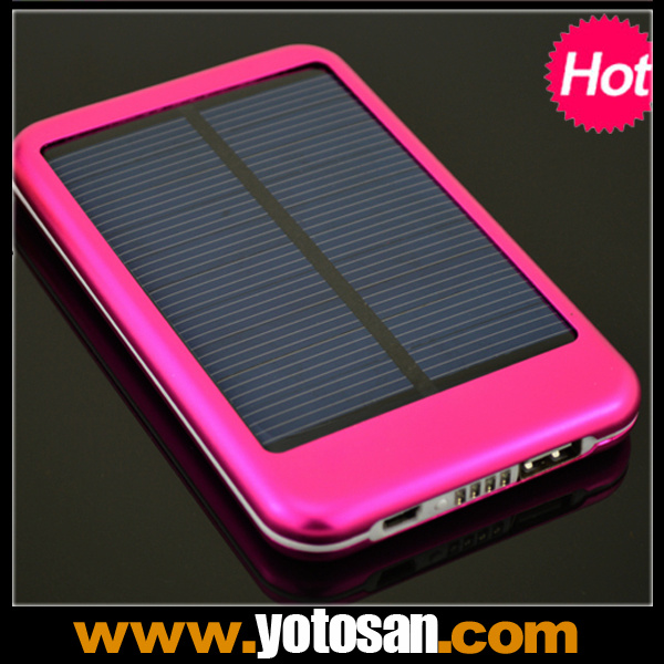 5000mAh Portable Cell Phone Battery Solar Mobile Charger