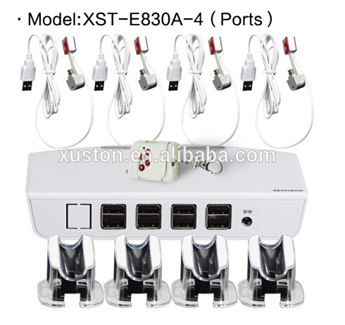 Best Quality 4 /6/8 Ports Mobile Security Display Stand with Alarm