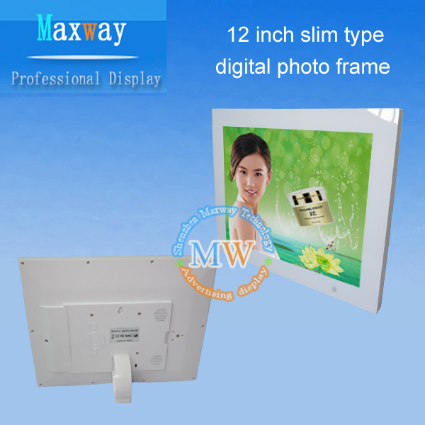 Motion Sensor Functional with HD Video 12 Digital Picture Frame (MW-1207DPF) T