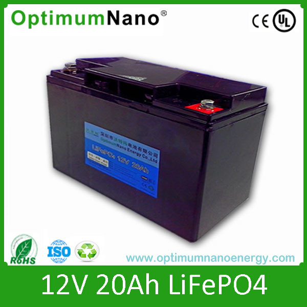 High Quality 12V 20ah LiFePO4 Rechargeable Medical Equipment Battery