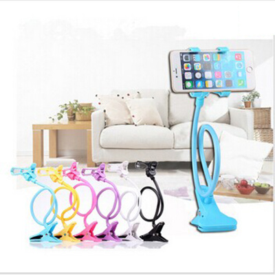 Universal 360 Rotating Lazy Mobile Phone Clip Holder GPS Desk Bed Table Stand Mount for iPhone 5s HTC LG Huawei Lenovo