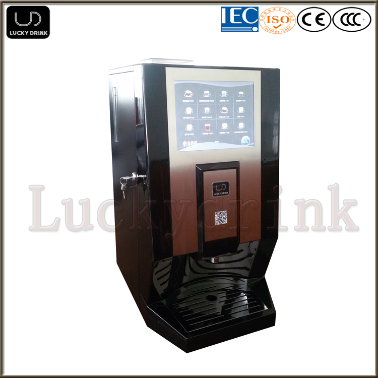 100et Intelligent and LCD Touch Screen Espresso Coffee Vending Machine