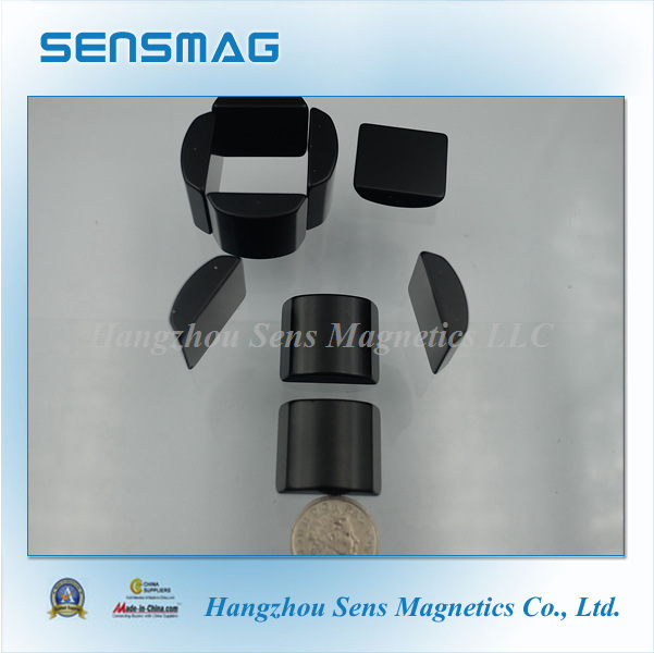 N35sht Permanent Neodymium Magnet Arc Magnet with Epoxy Coated