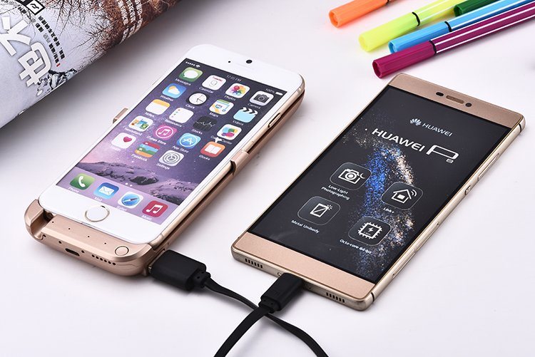 New 10000mAh External Battery Backup Charger Battery for iPhone6/6s Plus Power Bank Case