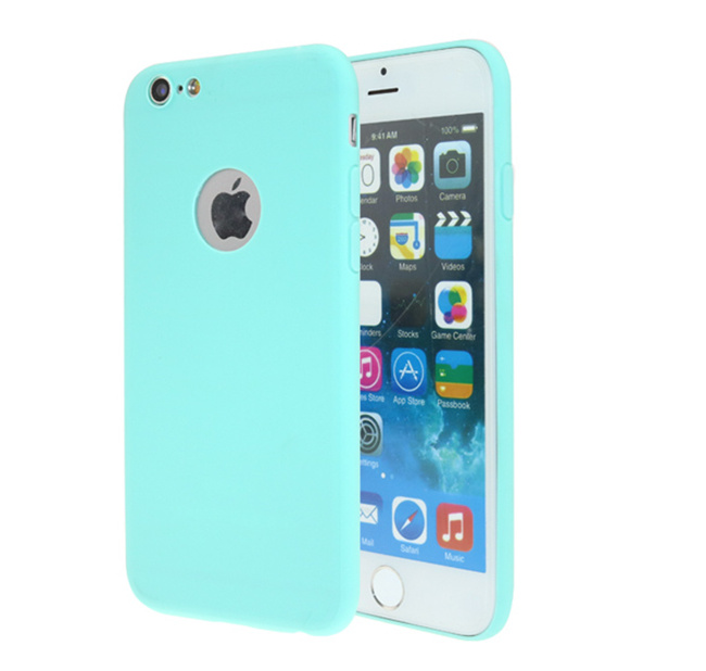 Matte Ultra Thin Slim Soft Blank Cell Phone TPU Case for iPhone 6/6s Mobile Cover