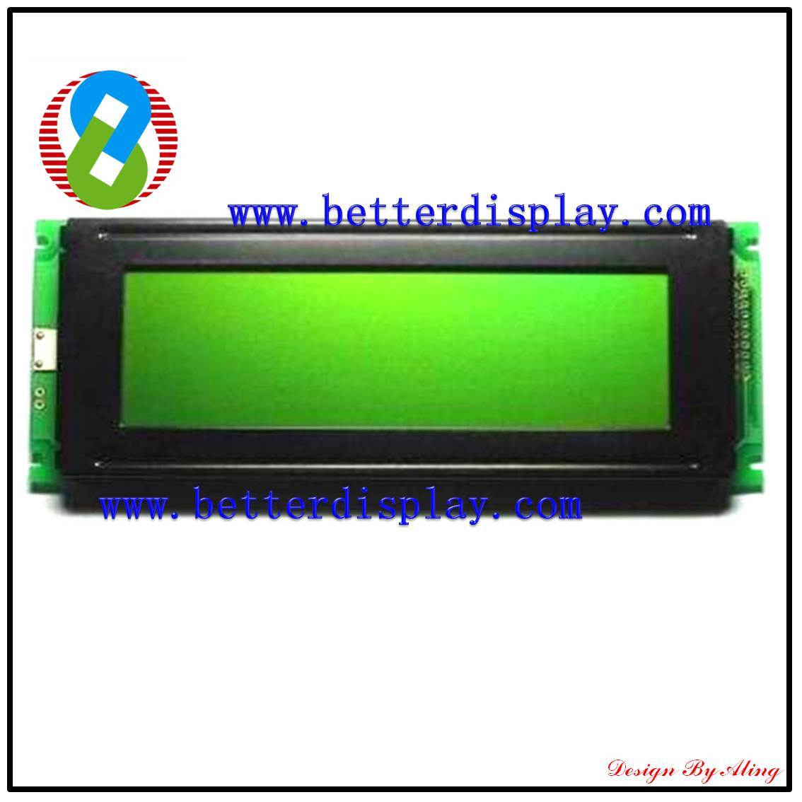 LCD Screen LCD Module LCM Stn Green Negative LCD Display
