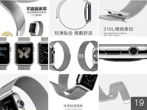 Milanese Stainless Steel Bracelet Magnetic Buckle Strap for Iwatch