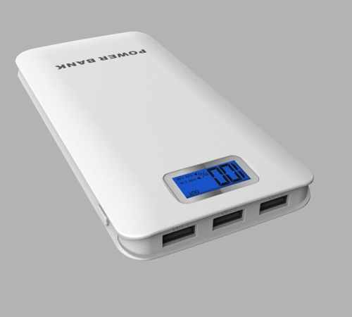 Universal 15000mAh 3 USB Power Bank Mobile Phone Charger