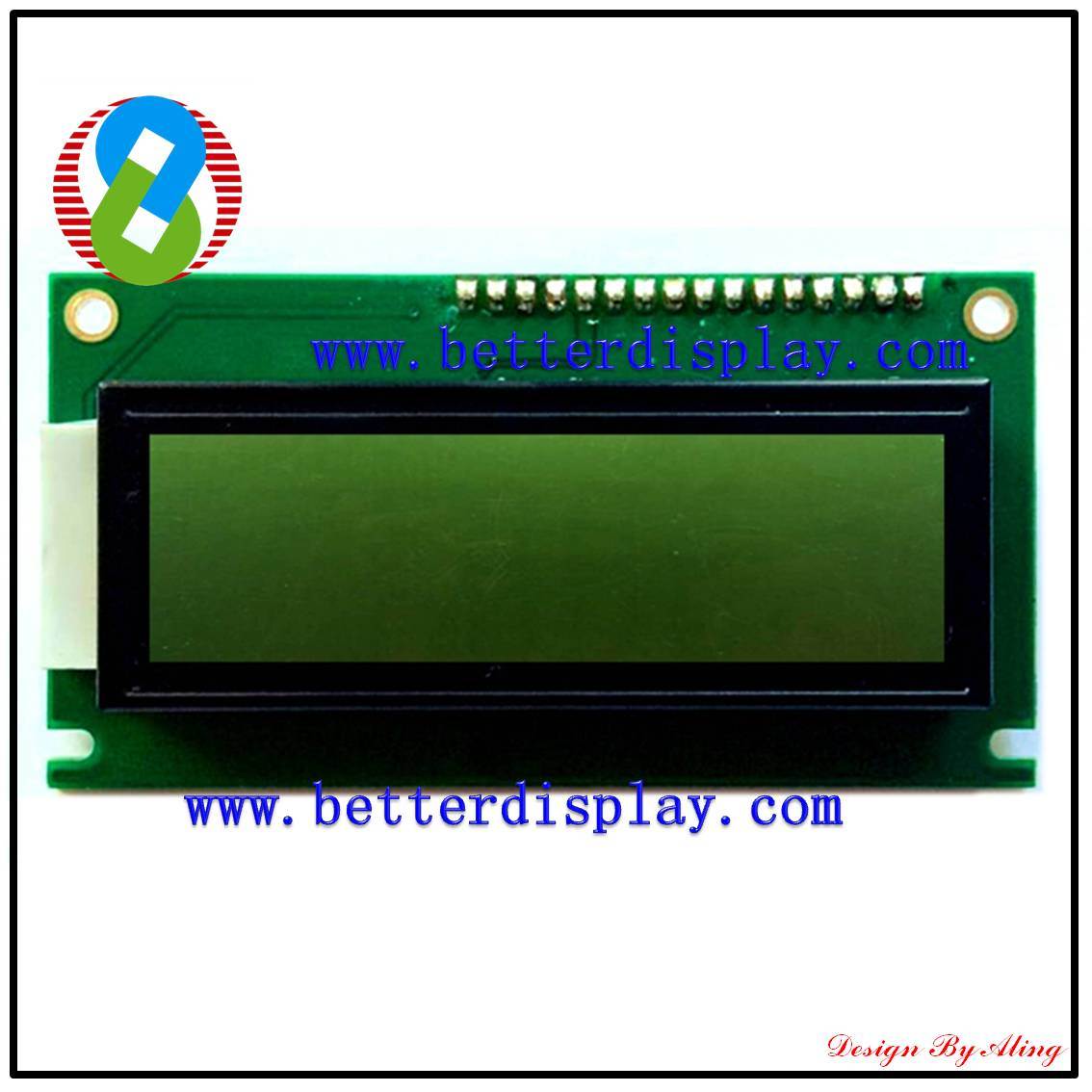 LCD Display LCM Stn Green Negative Monitor Touch LCD Panel LCD Screen