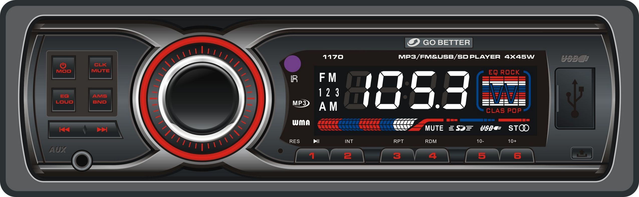 Car MP3 Player (GBT-1170)