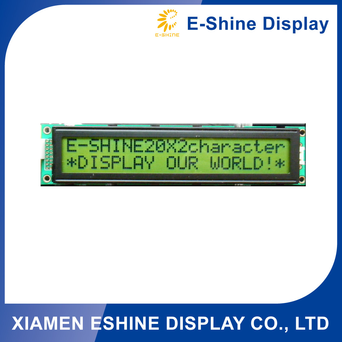 2002 STN Character Positive LCD Module Monitor Display