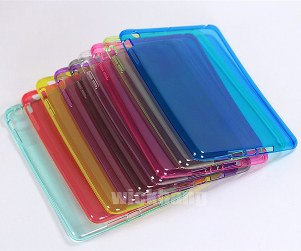 Crystal Clear TPU Jelly Soft Phone Skin Cover for Apple iPad Air