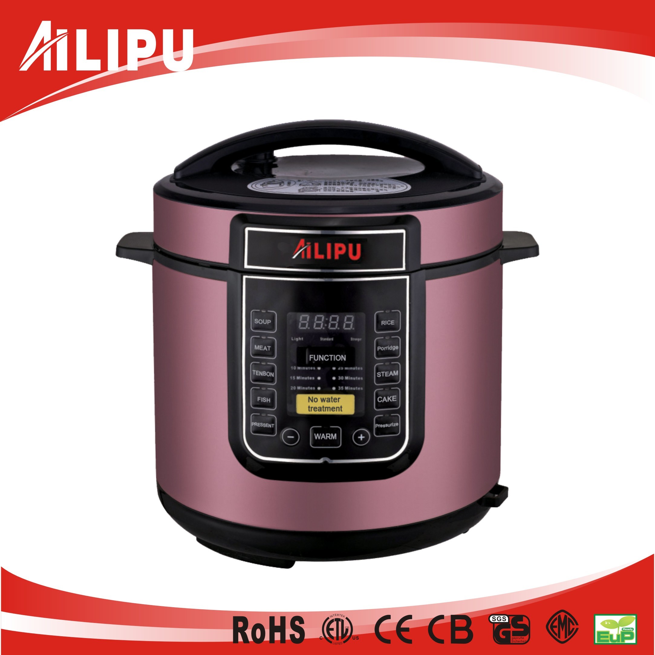 Ailipu 6L Electric High Pressure Cooker for Global Market Sm- D608