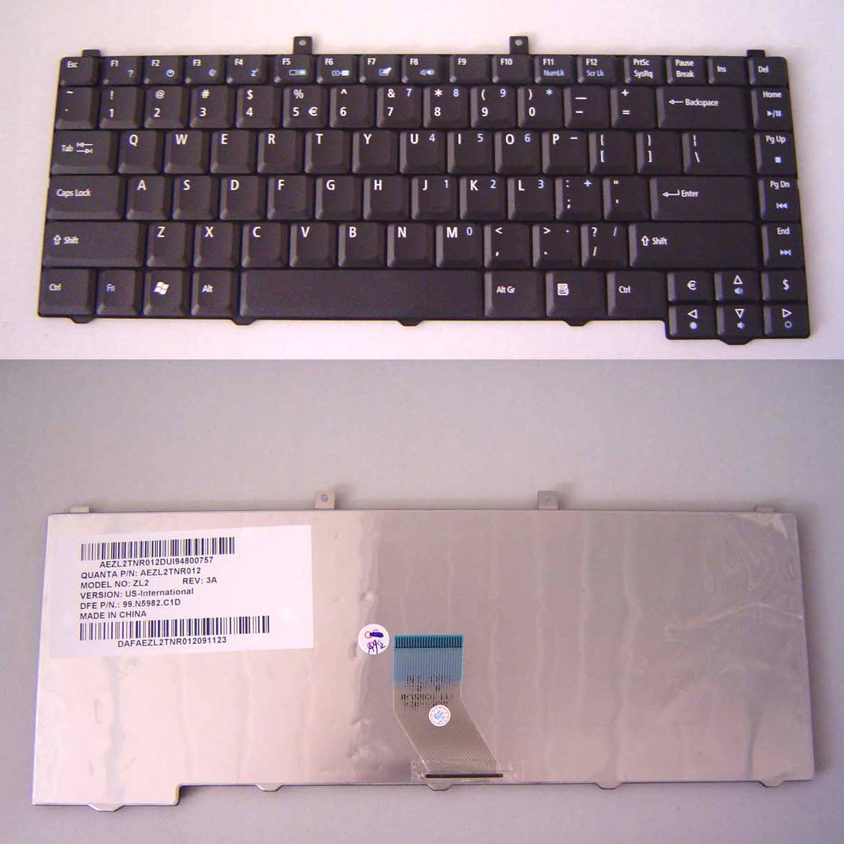 Laptop Keyboard 3680 / 99. N5982. C1d for Acer Notebook