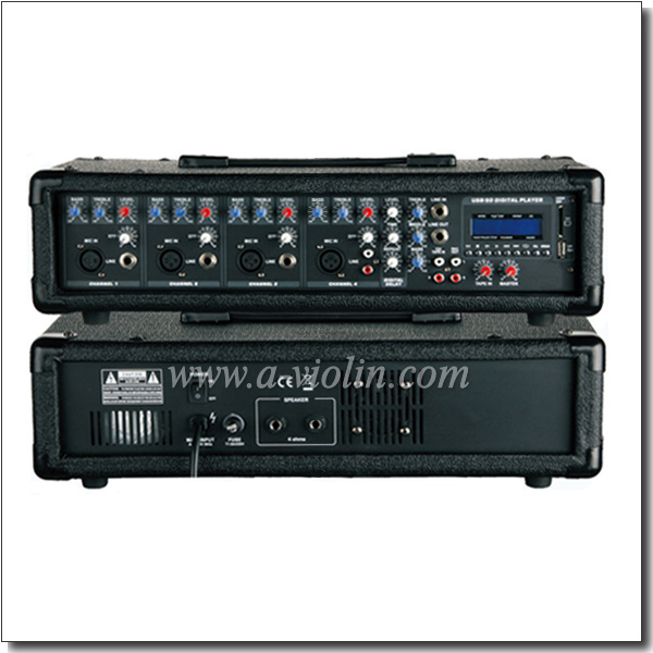 4 Channels Mobile Power Mixer Professional Audio Amplifier (APM-0415U)