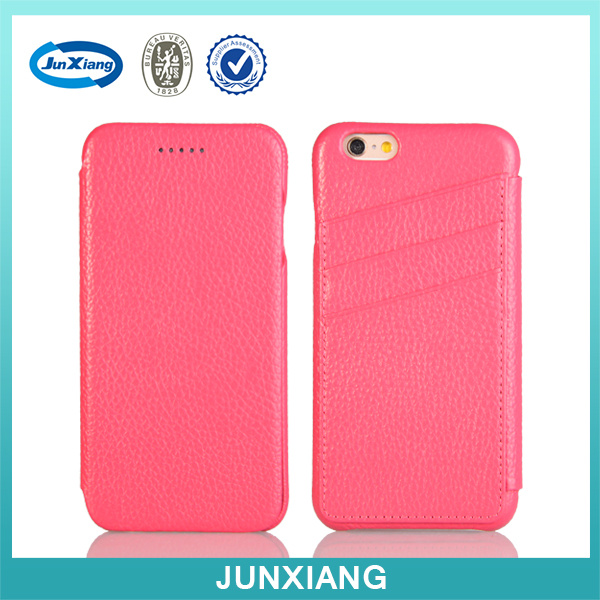 PU Leather Mobile Phone Case with Card Slots for iPhone6