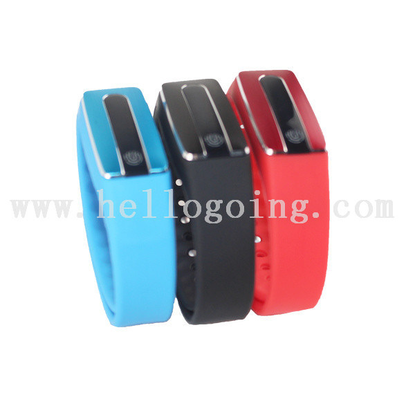 LED Smart Healthy Selicone USB Watch Bracelet for Headset